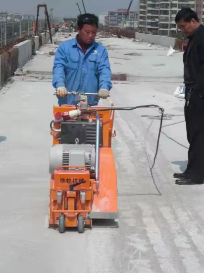 Machine électrique automotrice de scarificateur de béton de fraisage de route d'asphalte de moteur Honda d'approvisionnement direct d'usine à vendre